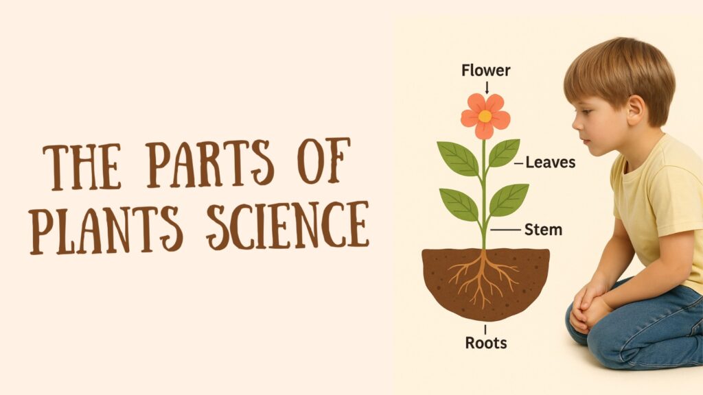 The parts of plants science
